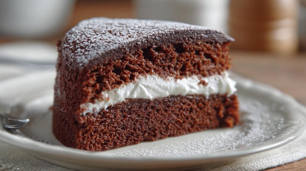 Torta al cioccolato e panna soffice e semplice per principianti