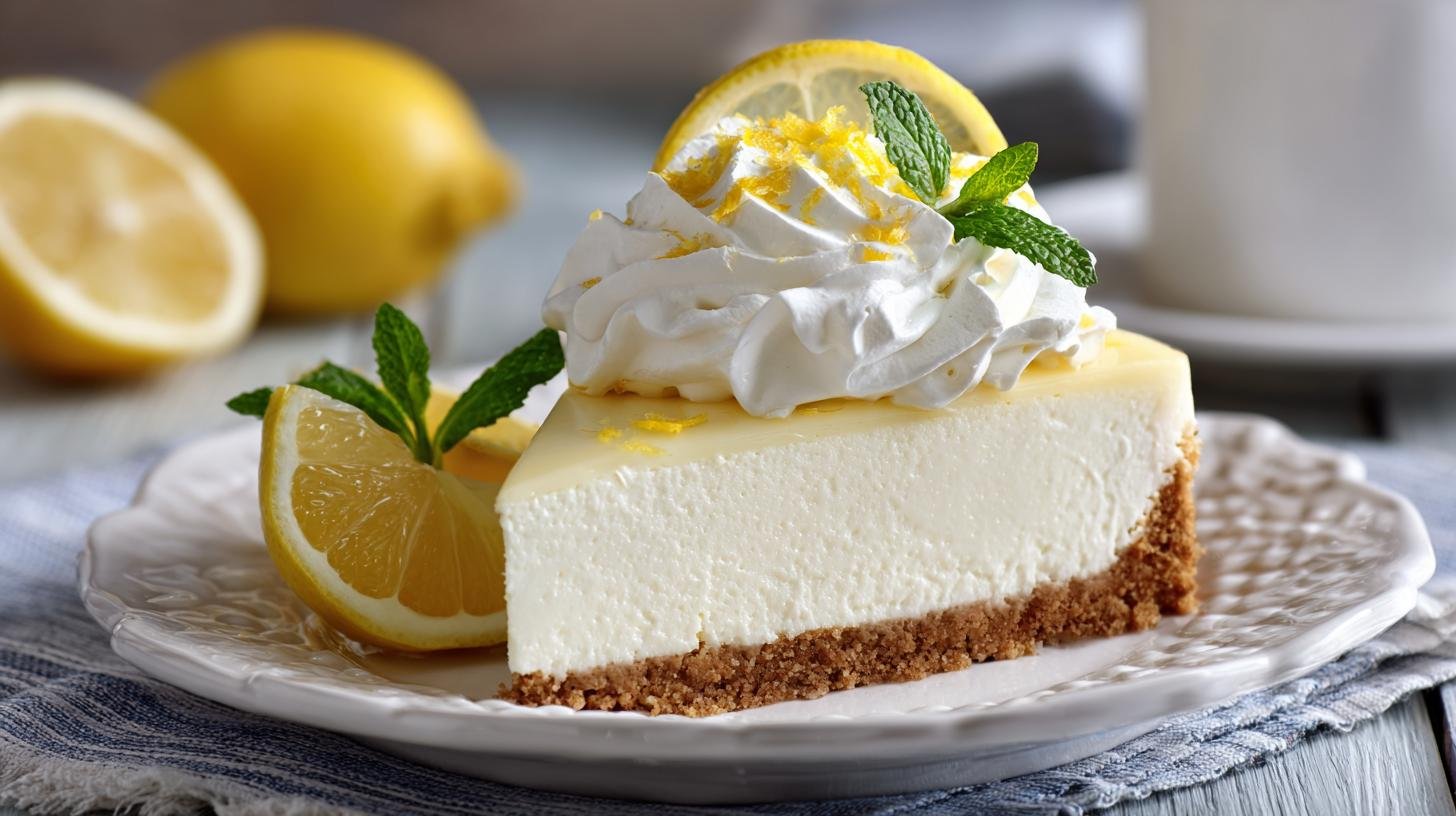 Cheesecake al limone con mascarpone fresca