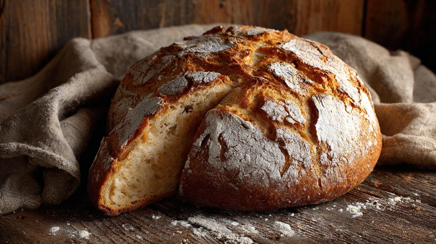 Pane casereccio con farina 00 e latte soffice dentro