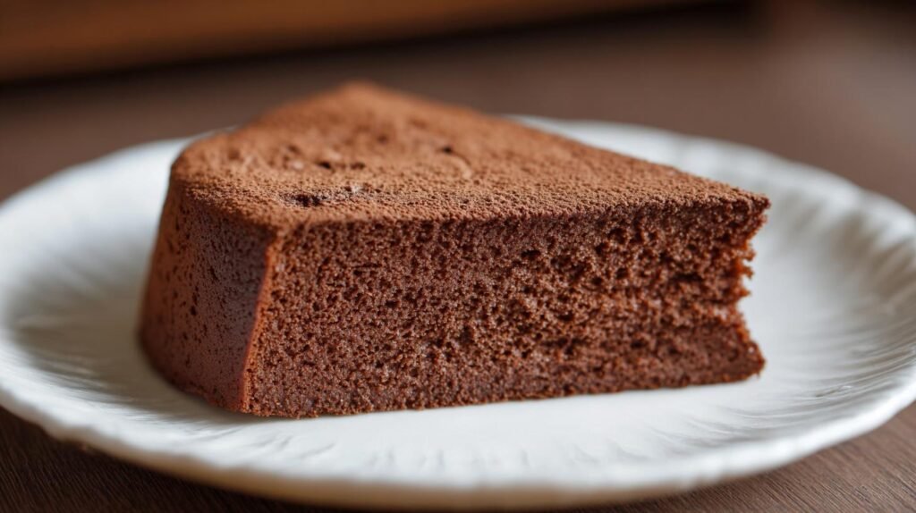 Torta semplice al cacao e latte senza burro