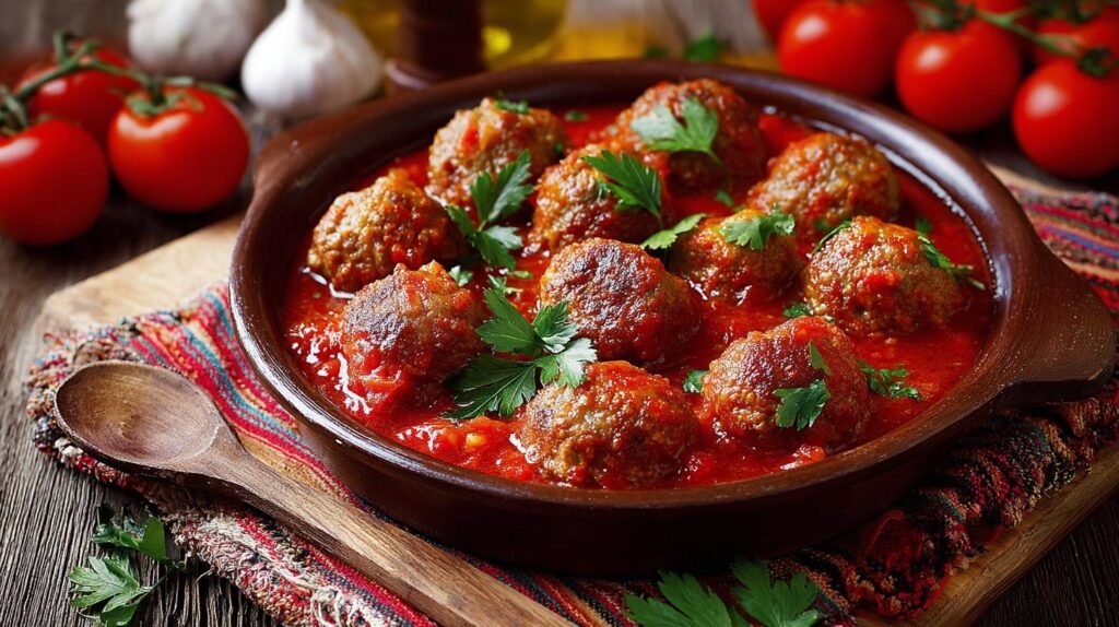 Polpette di carne con pomodoro morbide e succose