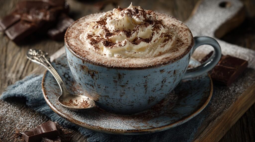 Coppa con ricotta e cacao cremosa